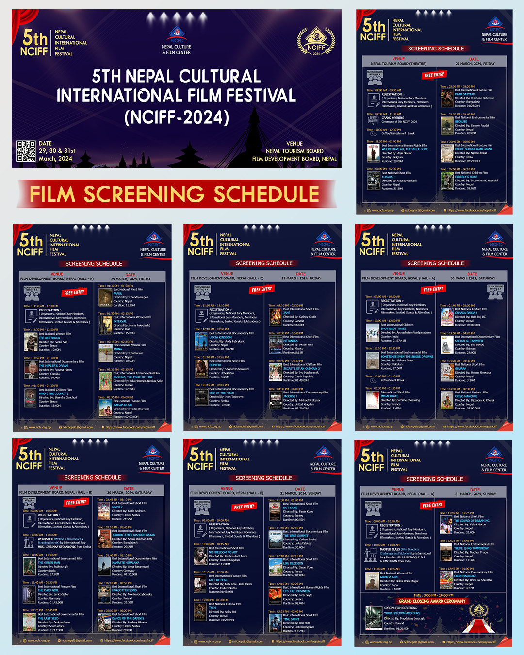 चैत्र १६ देखि पाँचौ अन्तराष्ट्रिय सांस्कृतिक चलचित्र महोत्सव काठमाडौंमा : प्रवेश निःशुल्क