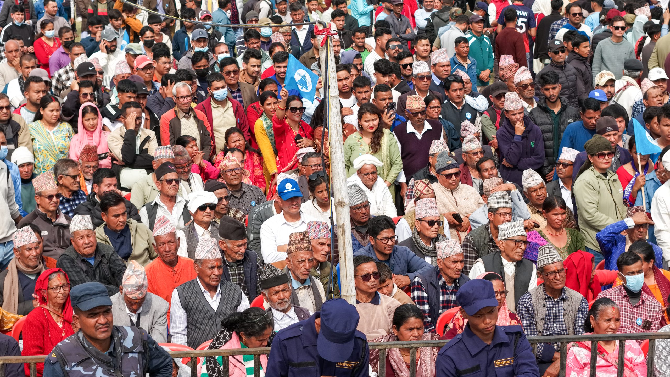 ड्रोनबाट यस्तो देखियो: धनगढीमा रास्वपाको परिवर्तन उद्घोष– बालेन र रवि उपस्थित (तस्विरसहित)