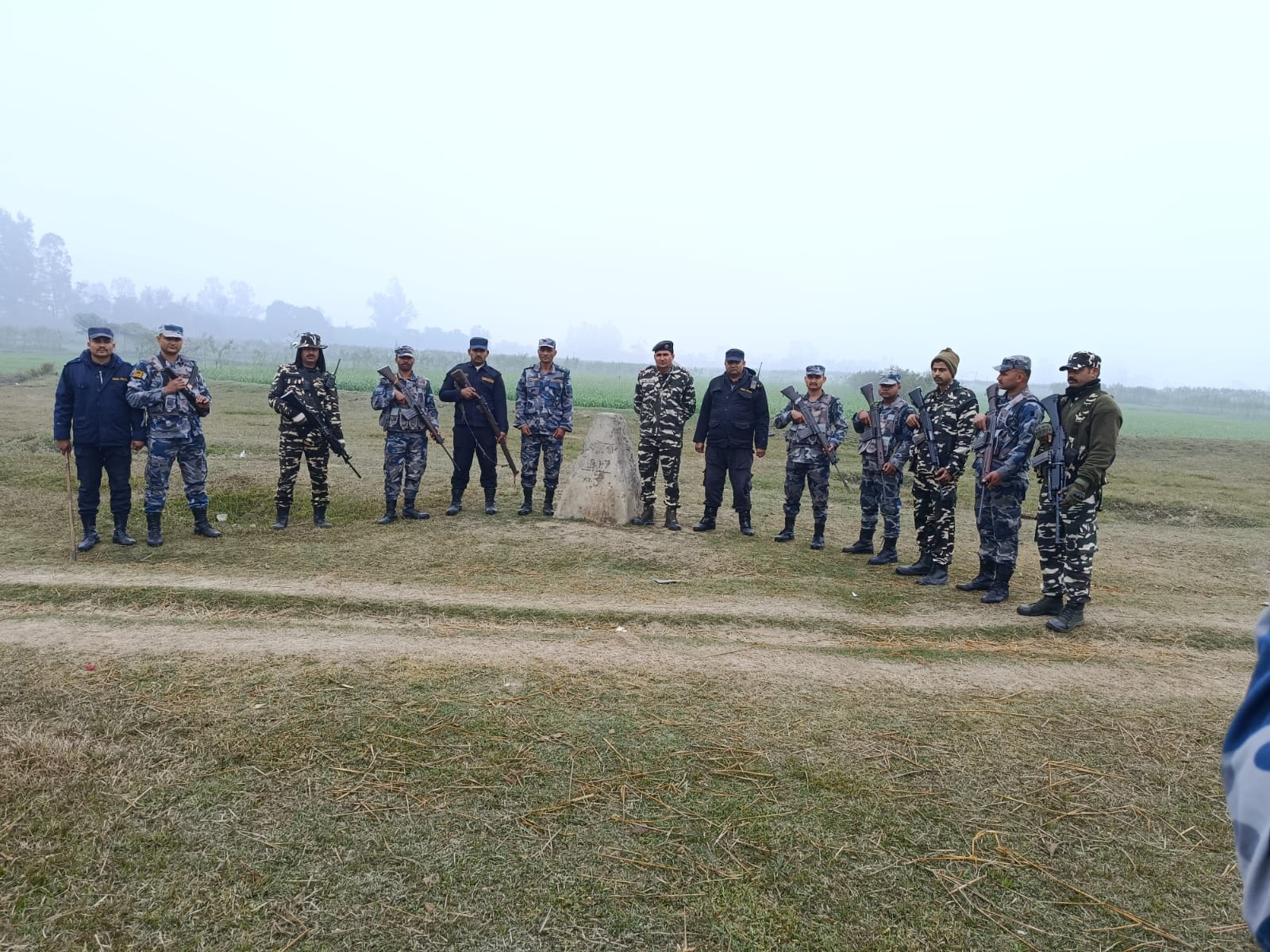 नेपाल–भारत सीमामा संयुक्त गस्ती